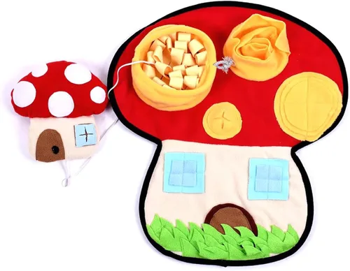 Miniatura 13 de Vedem Alfombrilla de olfato para animales pequeños, alfombrillas de forrajeo, juguete de alimentación interactiva, conejo, cobaya, rata, hámster