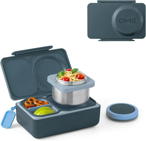 Miniatura 11 de Omie OmieBox UP Caja de Bento para Niños Lonchera Aislada Termo Térmico con Aislamiento al Vacío a Prueba de Fugas Envase de Hielo Refrescante