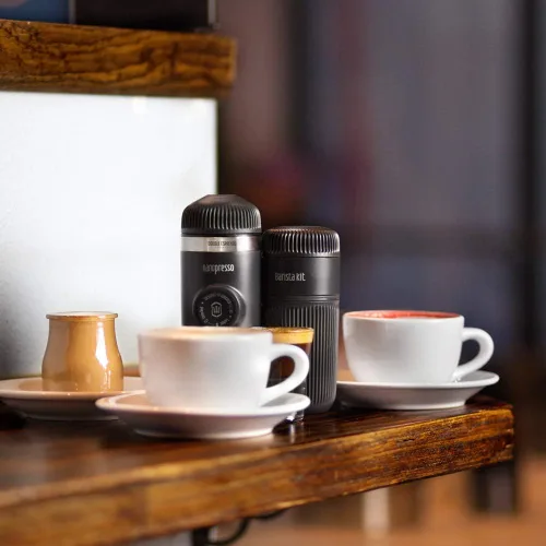 Miniatura 8 de WACACO Kit de barista Nanopresso, accesorio para máquina de café espresso portátil Nanopresso, doble expreso, Lungo