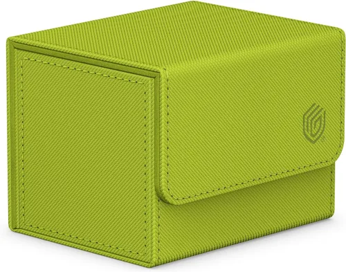 Miniatura 33 de Ultimate Guard Sidewinder 100+, caja de cubierta para 100 tarjetas TCG de doble manga, gris, cierre magnético y forro interior de microfibra para un