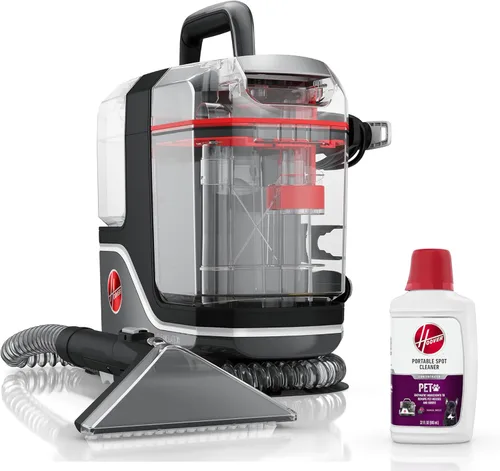 Hoover CleanSlate XL - Limpiador de limpieza profunda para manchas, FH15000V + Champú portátil para limpieza de manchas en alfombras para mascotas