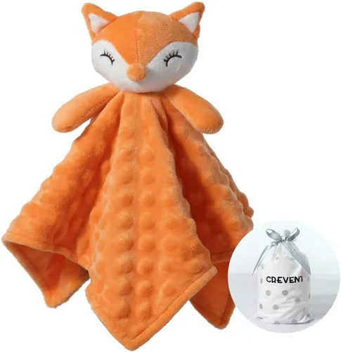 Miniatura 32 de CREVENT Mantas de bebé suaves y acogedoras para niños y niñas + manta de seguridad, juego con una bolsa de regalo esenciales para recién nacidos Gris