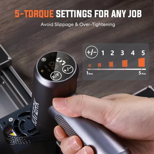 Miniatura 2 de Juego de destornilladores eléctricos – Destornillador inalámbrico de 4 V recargable 2500mAh – 5 ajustes de par destornillador eléctrico 250RPM 5N·m