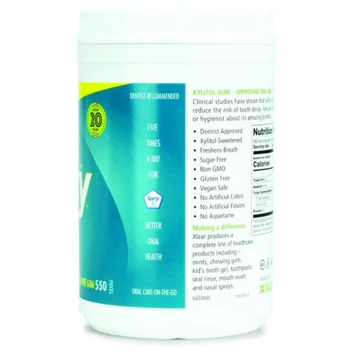 Miniatura 4 de Spry Fresh Natural - Sistema de defensa dental de xilitol de xilitol, sin aspartamo, sin azúcar, sin OMG, sin gluten