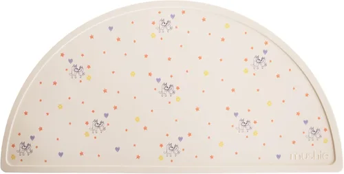 Miniatura 33 de Mushie Mantel Individual de Silicona para Niños Diseño Antideslizante Libre de BPA (Arcoíris)