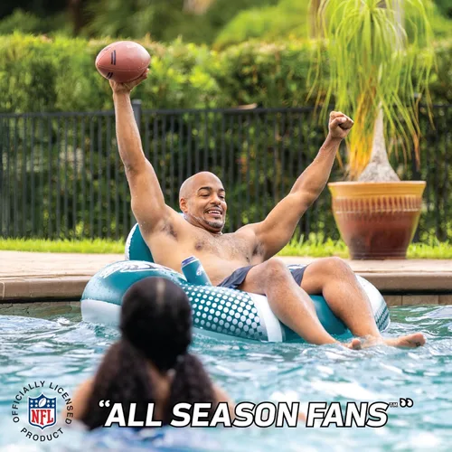 Miniatura 4 de BigMouth 42” Inflatable Pool Floats Officially Licensed NFL Fan Gear Merchandise Back Support Inner Tube for Adults and Teens