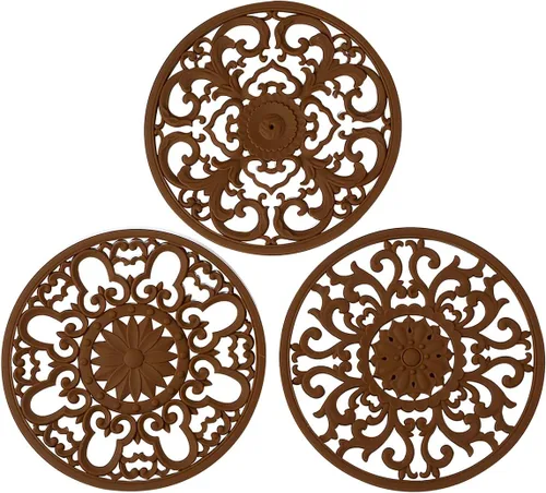Miniatura 16 de Alfombrilla de silicona extra gruesa para platos calientes, ollas y sartenes calientes, soporte para ollas, almohadilla caliente para proteger tu