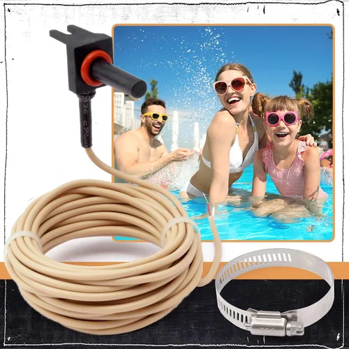 Miniatura 7 de GLX-PC-12-KIT - Sensor de temperatura de piscina de repuesto para generadores de cloro salino Hayward, sensor de temperatura de agua de 10 K, aire