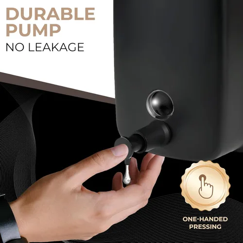 Miniatura 2 de Dispensador de jabón comercial para montaje en pared, dispensadores de jabón de acero inoxidable, bomba manual líquida antifugas, dispensador