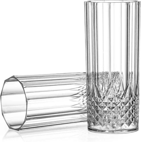 Miniatura 8 de Laura Stein Paquete de 4 vasos desechables estilo cristal