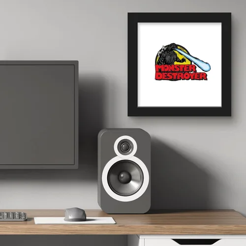 Miniatura 5 de Trends International Gallery Pops Godzilla - Póster de pared de destructor de monstruos, 12.00 x 12.00 pulgadas, versión de marco negro
