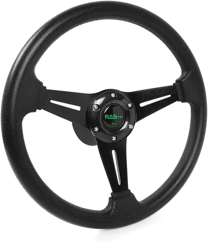 RASTP Volante de barco de 13.8 pulgadas con adaptador de eje marino de 3/4" para la mayoría de los barcos marinos, embarcaciones, yates, pontones
