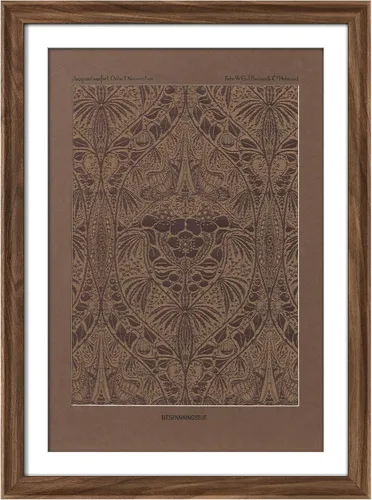 Miniatura 320 de MUDECOR Lienzo enmarcado prémium para pared, pinos nevados en bosque de invierno, ilustraciones modernas, arte contemporáneo, escénico, divertido