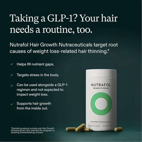 Miniatura 11 de Nutrafol - Suplementos de crecimiento del cabello para mujeres de 18 a 44 años, clínicamente probados para cabello visiblemente más grueso y fuerte