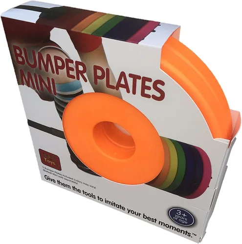 Miniatura 11 de WOD Toys Placas de parachoques de colores mini – Placas de parachoques adicionales para la barra Mini – Juguetes de fitness seguros y duraderos