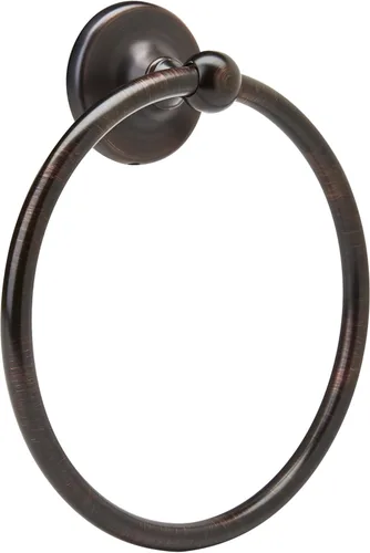 Miniatura 11 de Amerock Gancho para bata de níquel cepillado montado en la pared, soporte para toallas, gancho de una sola punta, gancho para toallas, accesorios