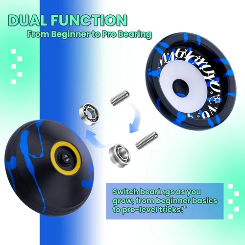 Miniatura 5 de MAGICYOYO Yoyo Profesional Responsivo para Niños de 8-12, V6 Locus Yo Yo de Doble Función para Adultos, Yo-yo de Truco de Giro con el Dedo