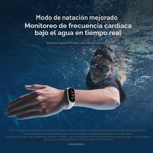 Miniatura 10 de XIAOMI Mi Smart Band 10 (2025) Versión Global - Pantalla AMOLED de 1.72" 21 Días de Duración de la Batería Pantalla Táctil, Rastreador Rosa