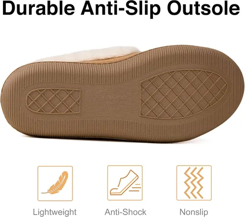 Miniatura 6 de RockDove Pantuflas estilo mocasín con purpurina Caroline para mujer