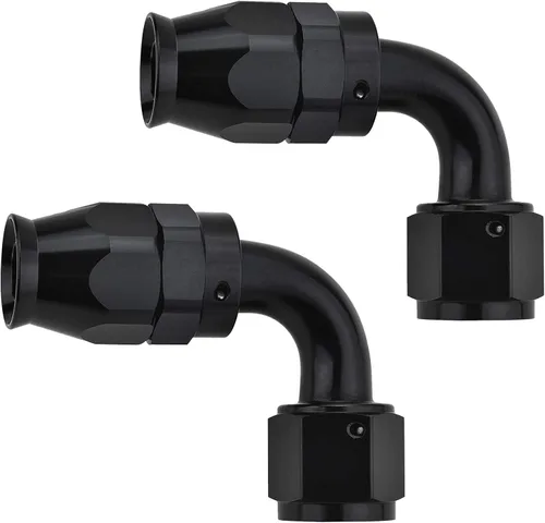 Miniatura 15 de EVIL ENERGY 6AN PTFE montaje extremo manguera montaje 180 grados negro para manguera de PTFE solamente 2PCS