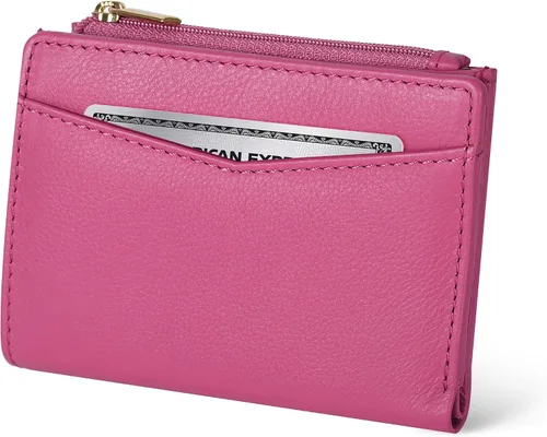 Miniatura 22 de Oak Leathers Cartera de cuero para mujer – Monedero pequeño RFID para tarjetas de crédito y soporte de identificación para damas, regalo