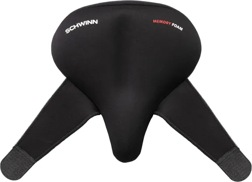Miniatura 6 de Schwinn Cruise - Funda de asiento de bicicleta de espuma viscoelástica de doble correa, funda de sillín para mayor comodidad, espuma viscoelástica