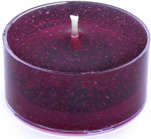 Paquete de 24 velas de gel perfumadas a base de aceite mineral con aroma a sangre de dragones, 8 horas cada una The Gel Candle Company