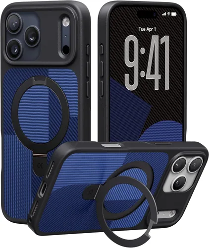 Miniatura 62 de CASEKOO- Funda para iPhone 15 c/soporte magnético invisible [protecc. militar contra caídas] [compatible c/MagSafe], a prueba de impactos, delgada