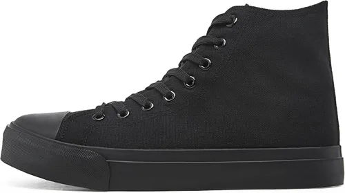 Miniatura 49 de ZGR Tenis de lona para hombre, con cordones, clásicos, casuales, para caminar