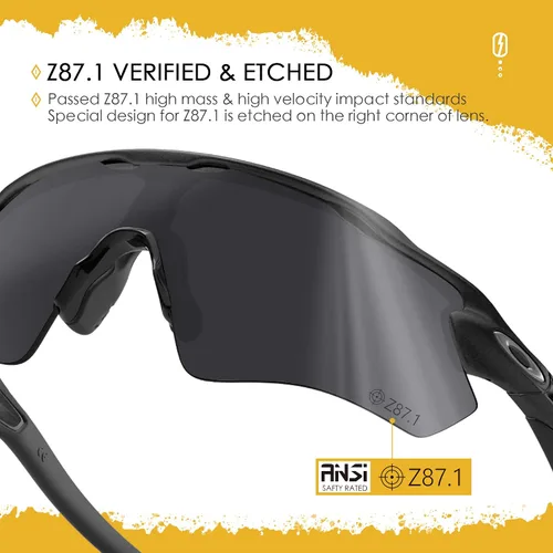 Miniatura 3 de AOZAN Lentes de repuesto ANSI Z871 para gafas de sol Oakley Si M Frame 20