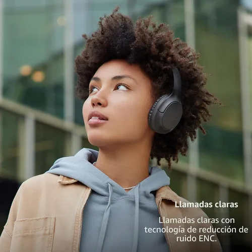 Miniatura 7 de TOZO HA1 Auriculares Bluetooth 5.4 Over Ear, 70H de Reproducción con Micrófono, Auriculares Inalámbricos Plegables, Sonido Estéreo de Graves