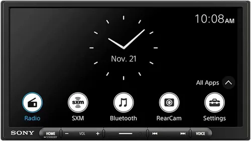 Sony XAV-AX6000 Receptor multimedia de 7 pulgadas con Apple CarPlay/Android Auto inalámbrico, entrada de video HDMI y listo para Maestro