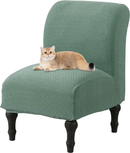 Miniatura 13 de JIAN YA NA Funda para Silla de Acento sin Brazos, Funda Elástica para Silla sin Brazos de Spandex, Fundas para Sillas sin Brazos, Funda para Silla