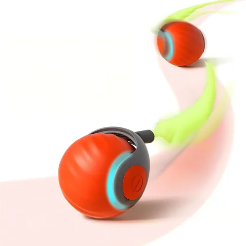 Miniatura 10 de Petgravity Speedy Sprint - Pelota de juguete para gatos, juguetes interactivos mejorados para gatos de interior, 2 velocidades, pelota móvil Azul