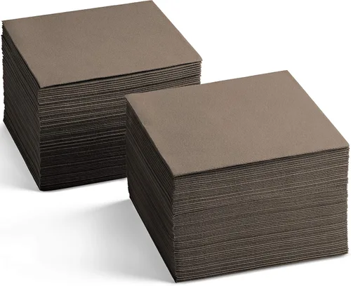 Miniatura 20 de Servilletas de cóctel desechables con tacto de lino, paquete de 200 servilletas de papel AMETHYST de 5 x 5 pulgadas para bar, restaurante