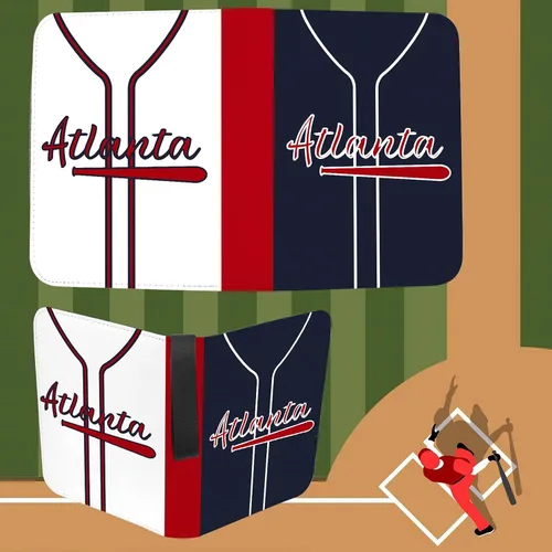 Miniatura 5 de Carpeta de Tarjetas de Béisbol con Fundas de 900 Bolsillos, Portador de Tarjetas de Béisbol de Atlanta para Tarjetas Coleccionables, Álbum