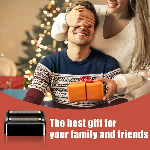 Miniatura 8 de Lámina de repuesto y cortadoras para afeitadora compatible con BaBylissPRO Barberology Double FXFS2 (2 unidades, negro)