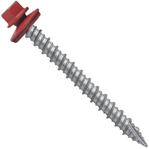 Miniatura 56 de Brite - Tornillos para techos de metal blanco (10 x 2 unidades), cabezal de arandela hexagonal, arranque automático/roscado, arandela EPDM, 3 x 250