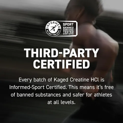 Miniatura 4 de Kaged Creatina HCl en polvo 7 veces más concentrada vs Mono Construcción y recuperación muscular Alta absorción Sin hinchazón Creatina