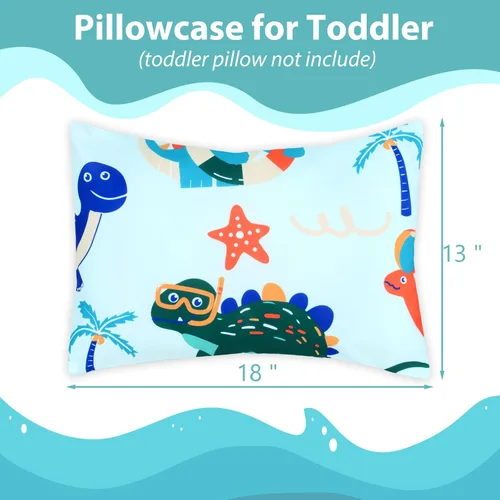 Miniatura 39 de UOMNY - Juego de 2 fundas de almohada para niños, 100 % algodón, funda de almohada, para almohadas de 5.1 x 7.1 pulgadas Búho