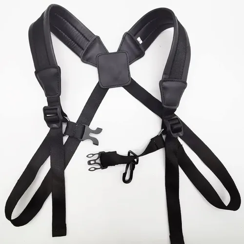Miniatura 4 de Arnés para saxofón, correa de saxofón, sin estrés en el cuello, hombro suave acolchado para clarinete barítono alto tenor, tamaño grande