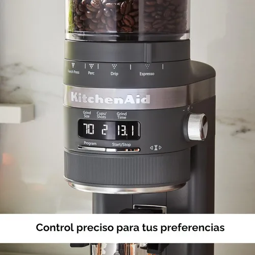 Miniatura 4 de KitchenAid Molinillo de café de rebabas - KCG8433 - Gris carbón mate