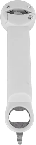 Haofy Tornillo ajustable de acero inoxidable 3 en 1 multifuncional retráctil para abrebotellas, abridor de botellas, herramienta auxiliar de Beige