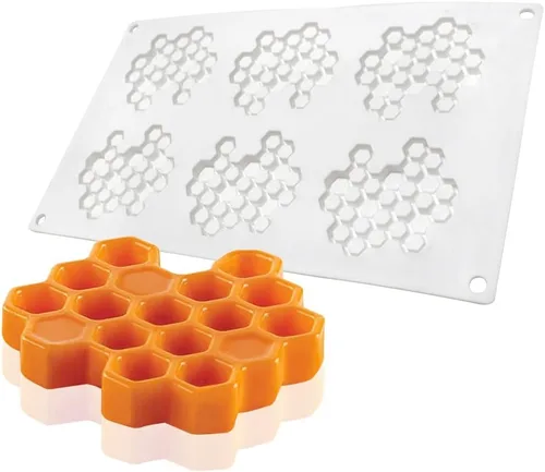 Miniatura 9 de Molde de silicona con forma de langosta y encaje para chocolate y dulces, molde 3D hueco con forma de espina de pescado para dulces, decoraciones