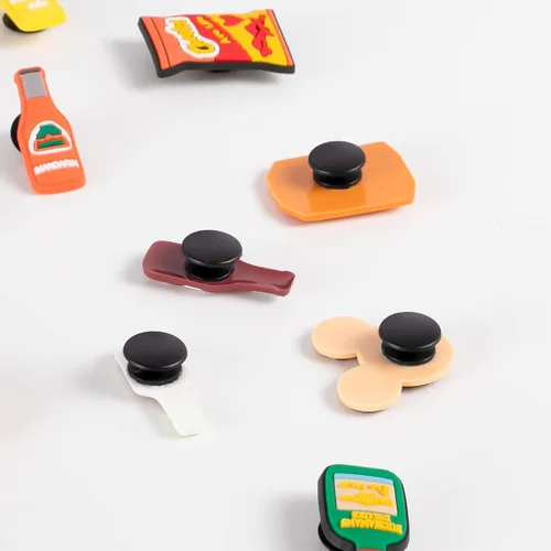 Miniatura 5 de Maxun - Dijes para zapatos de inspiración mexicana 22 piezas para decoración de zapatos mexicanos para zuecos de PVC bonitos suministros