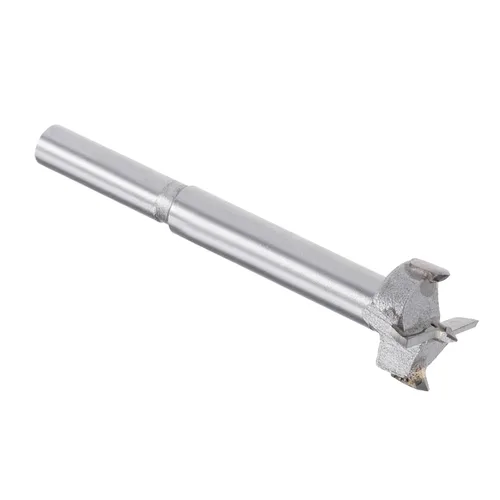 Miniatura 10 de Forstner Broca - Broca de carburo de tungsteno de 0.98 pulgadas para muebles de madera, bisagra, carpintería, vástago redondo, gris