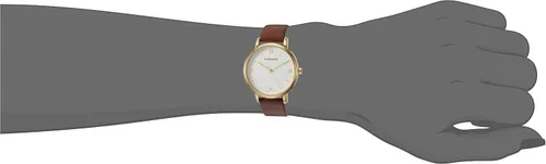Miniatura 2 de Wenger 01.1731.106 Metropolitan Donnissima Reloj analógico de cuarzo suizo marrón para mujer, Marrón, Movimiento de cuarzo