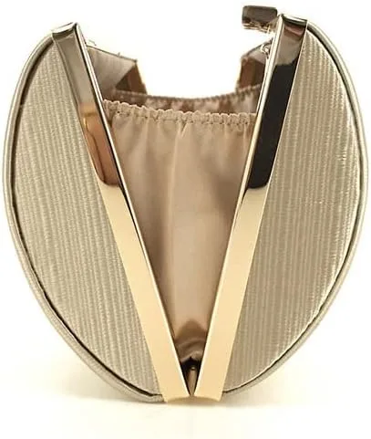 Miniatura 4 de Bolso de mano de satén, bolso de noche con borlas, bolso de mujer, fiesta, boda, cadena geométrica, bolso cruzado para mujer