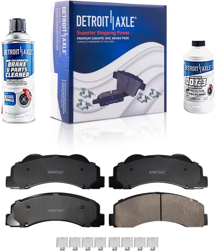 Miniatura 109 de Detroit Axle - Pastillas de freno traseras para Mercedes-Benz C230 C240 C280 C320 C350 CLK320 CLK350 CLK430 E300 E320 E420 E430 SLK350, pastillas
