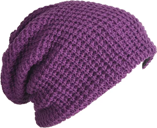Miniatura 30 de FORBUSITE - Gorro holgado de punto para hombre, de gran tamaño, para verano e invierno B08